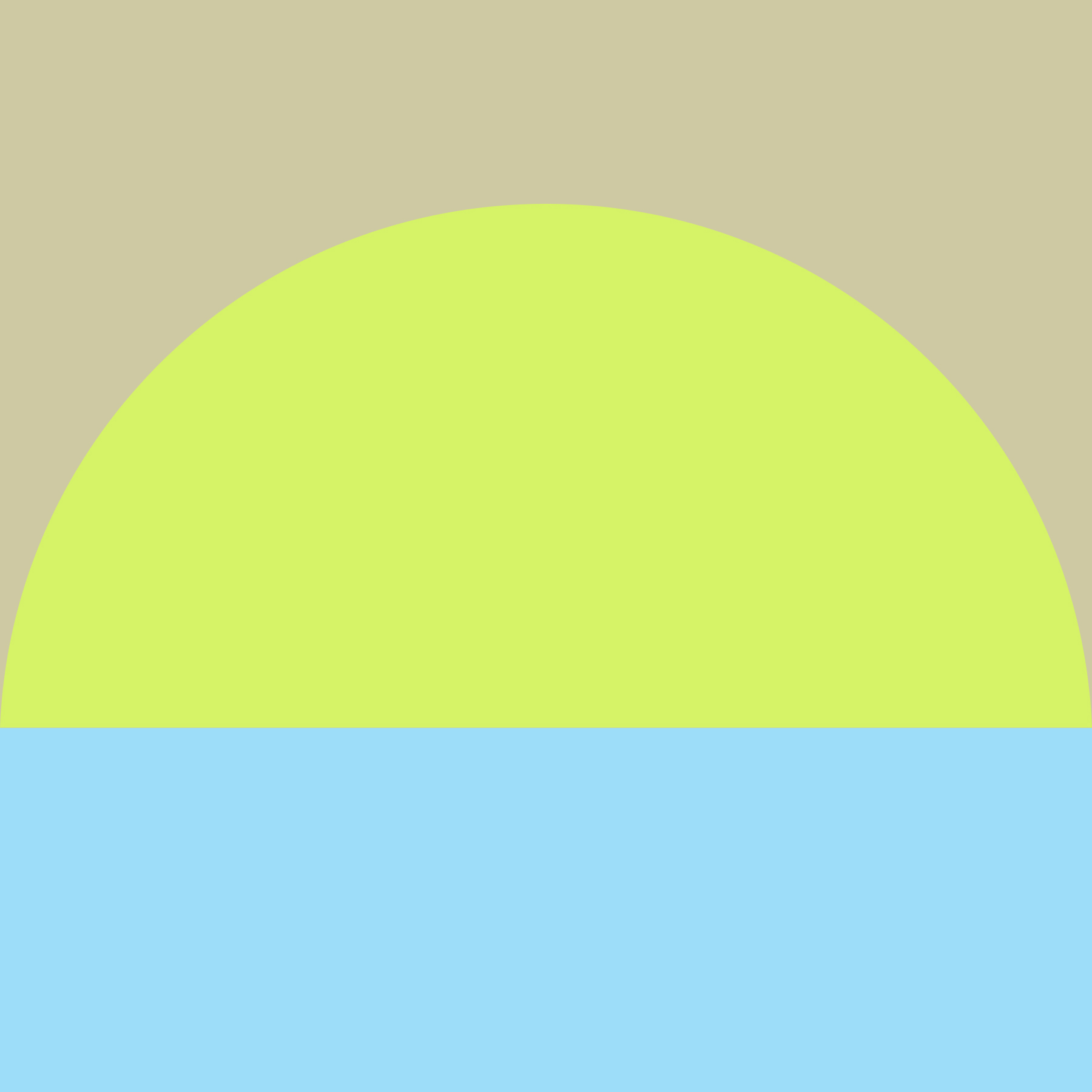 Illustration of a sunrise over the ocean